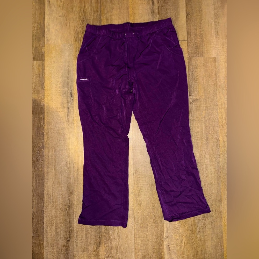 Healings hands boot cut scrub bottoms